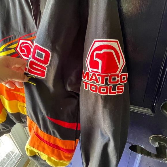 1990s Vintage Matco Tools Racing Jacket Sz L - Picture 3 of 7